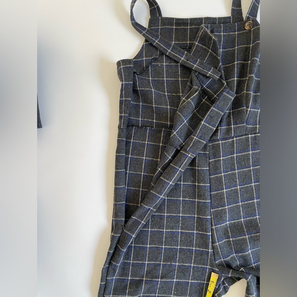 Vintage Cozy Plaid Overalls - Picture 2 of 5